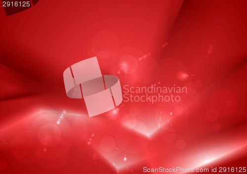 Image of Red wavy glowing background