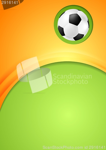 Image of Abstract waves football sport background