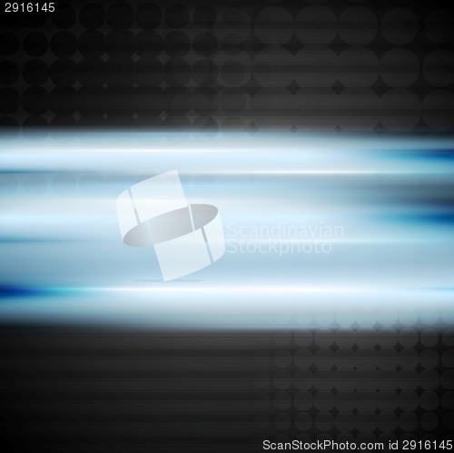 Image of Shiny blue vector background