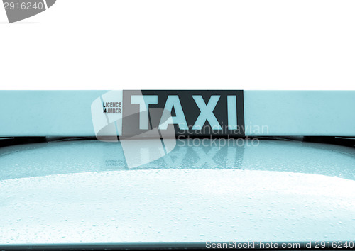 Image of Taxi sign