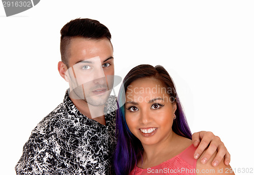 Image of Pretty young couple.