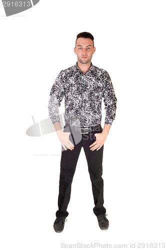 Image of Young man standing.