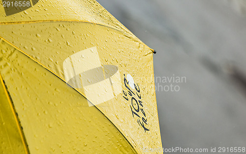 Image of Tour de France Umbrella with Water Drops