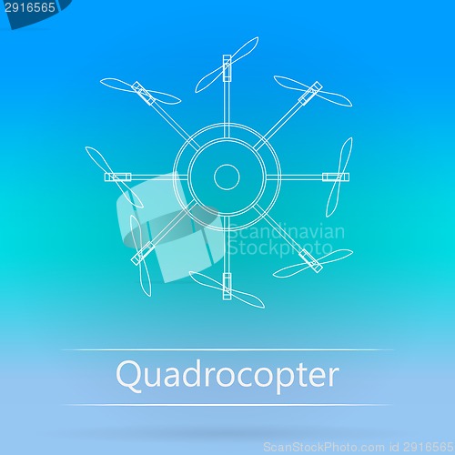Image of Contour ad layout for quadrocopter