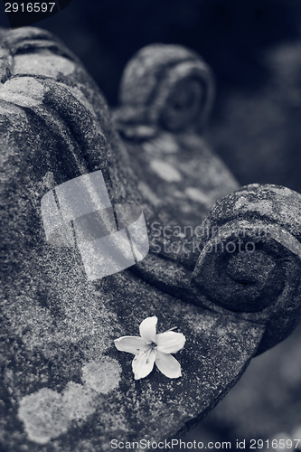 Image of Traditional asian stone lantern