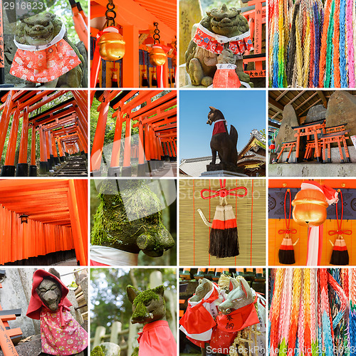 Image of Collection of Fushimi Inari Taisha Shrine scenics