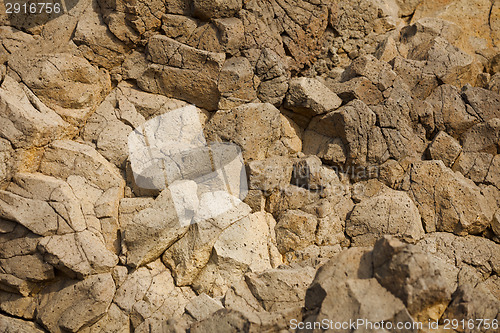 Image of Surface of rocks on the coast of Bali island