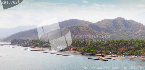 Image of Coast of the island of Bali near Candidasa
