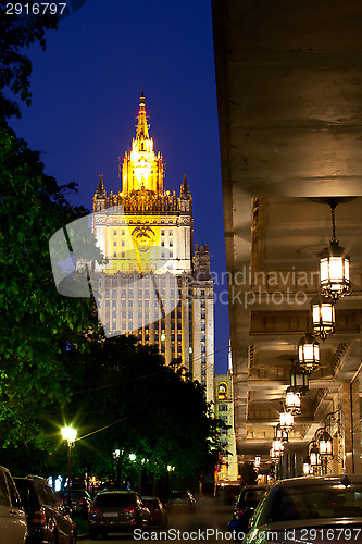 Image of Russia-05.23.2014, Moscow, Ministry of Foreign Affairs in the ni