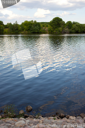 Image of evening by the river