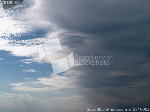 Image of rainy cloud