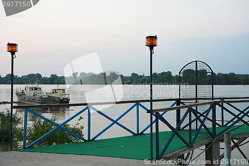 Image of Evening on the river