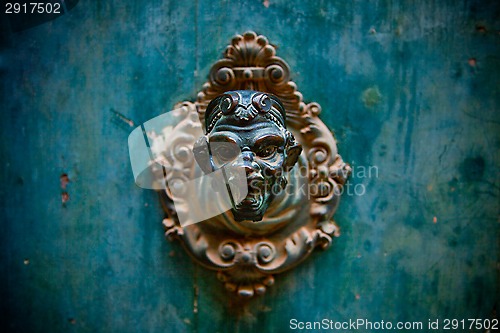 Image of old door handle