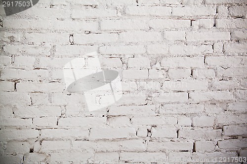 Image of white brick wall texture