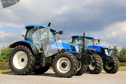 Image of Two New Holland Agricultural Tractors