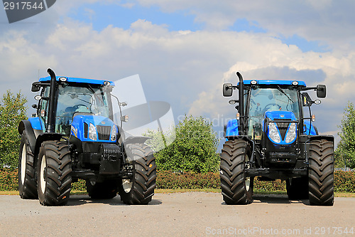 Image of Two New Holland Agricultural Tractors