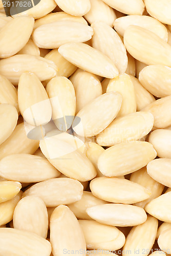 Image of Peeled sweet almonds background