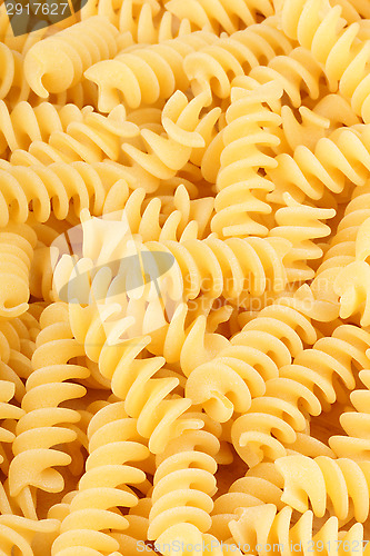 Image of Fusilli pasta background