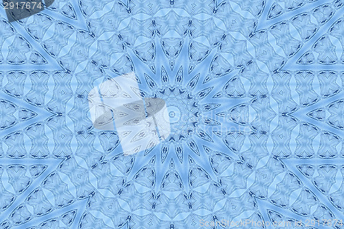 Image of Blue background with abstract pattern