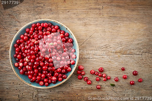 Image of bowl of cowberries