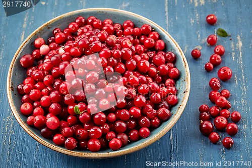 Image of bowl of cowberries