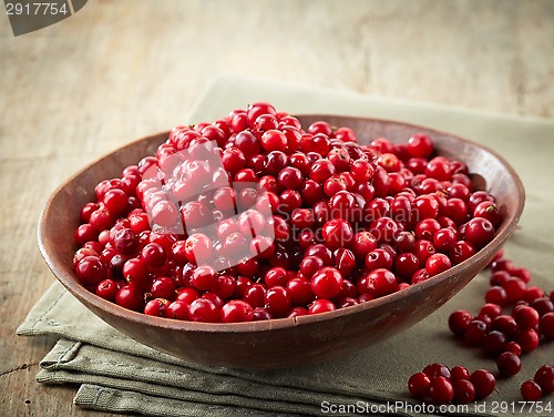 Image of bowl of cowberries