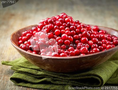 Image of bowl of cowberries