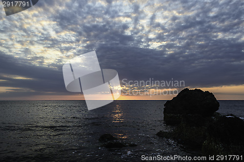 Image of Rock Sea Sunrise