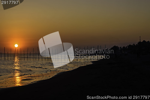 Image of Fishing Village Sunset