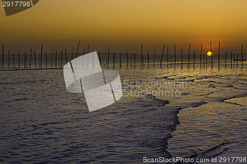 Image of Fishing Village Sunset