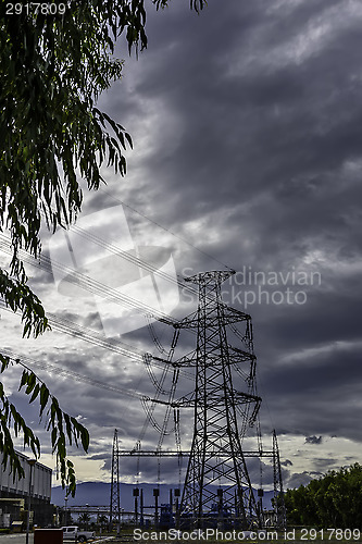 Image of Power Plant Transmission Lines