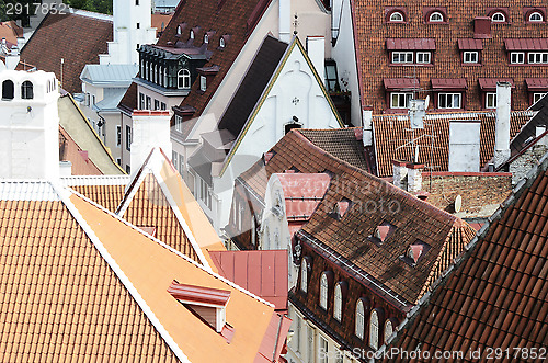 Image of Cityscape panorama of Tallinn, Estonia