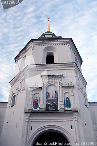 Image of Architecture of tower in monastery