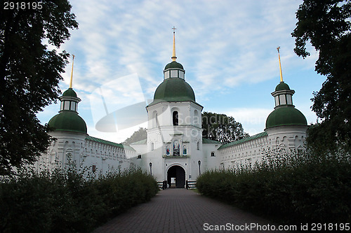 Image of Architecture of a monastery in Novgorod-Severskiy