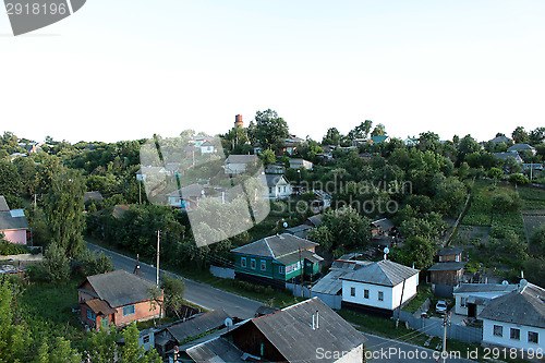 Image of view to the house-tops in Novgorod-Severskiy