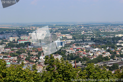 Image of view to the house-tops in Lvov city