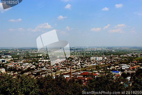 Image of view to the house-tops in Lvov city