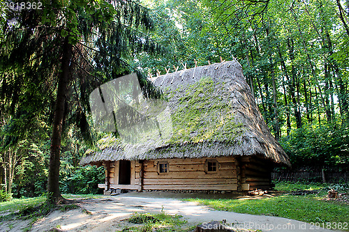 Image of old rural house in Carpathian region