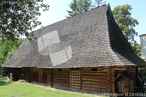 Image of old rural house in Carpathian region