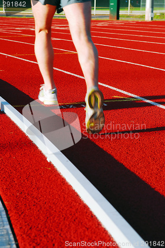 Image of Running on racetrack