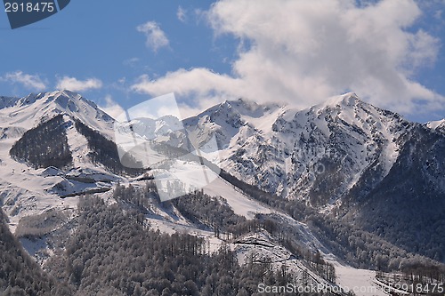 Image of Mountains in the sun