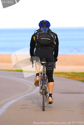 Image of Riding bicycle