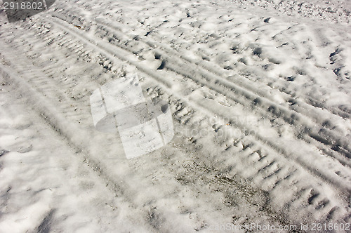 Image of Snowmobile road