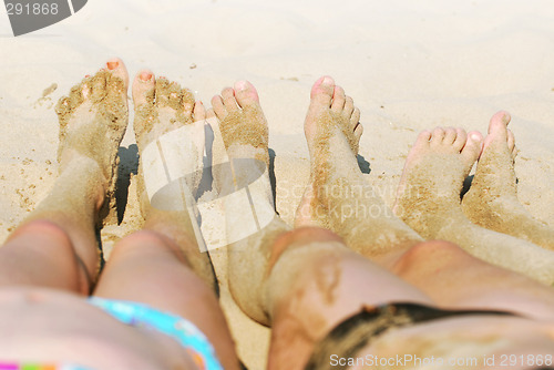 Image of Sandy feet