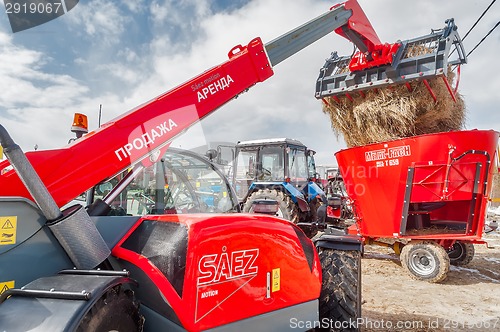 Image of Agriculture wheel loader. Tyumen. Russia