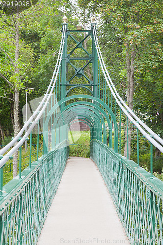 Image of Old green bridge