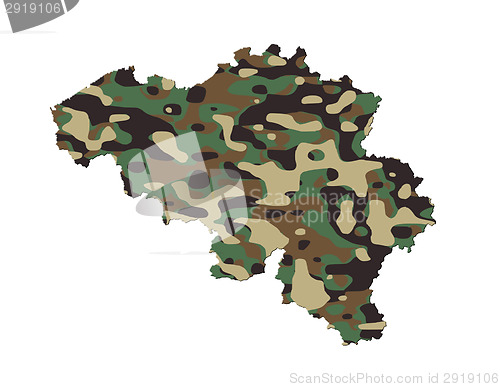 Image of Belgium - Army camo pattern