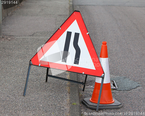 Image of Roadwork sign