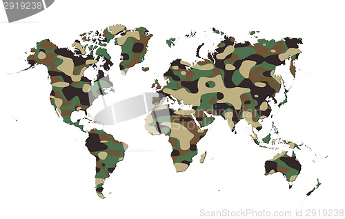 Image of World - Army camo pattern