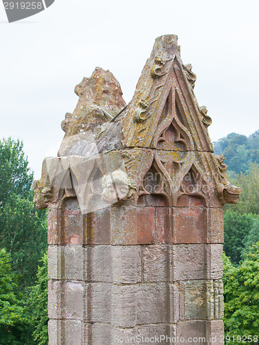 Image of Details of an forgotten old Scottish Abbey